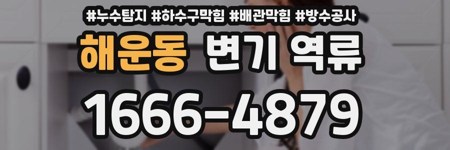 해운동 변기 역류