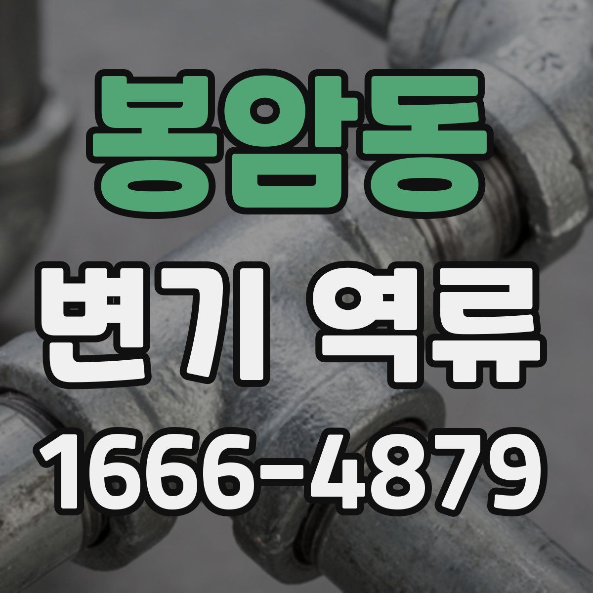 봉암동 변기 역류