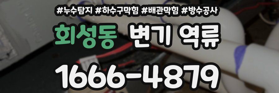 회성동 변기 역류