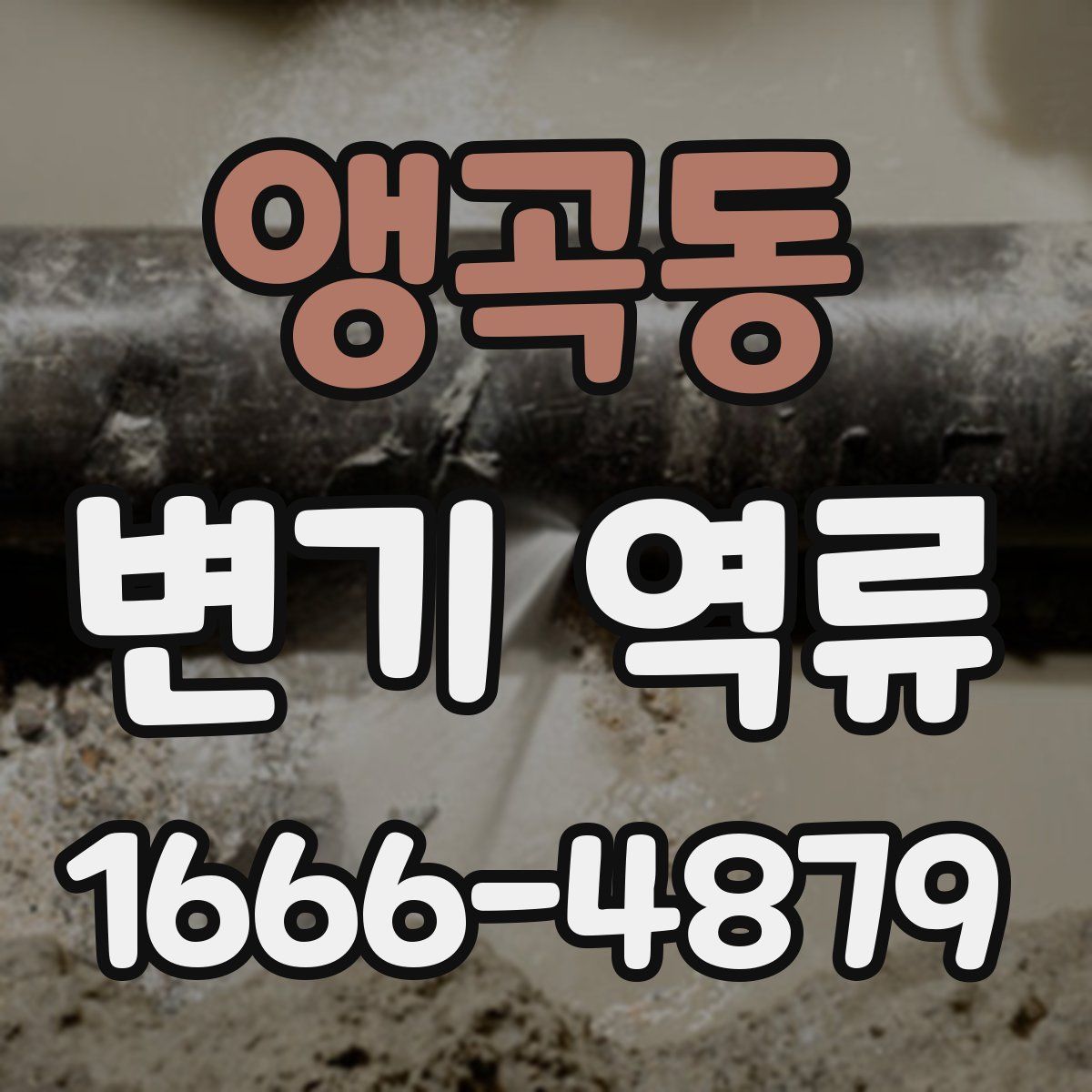 앵곡동 변기 역류