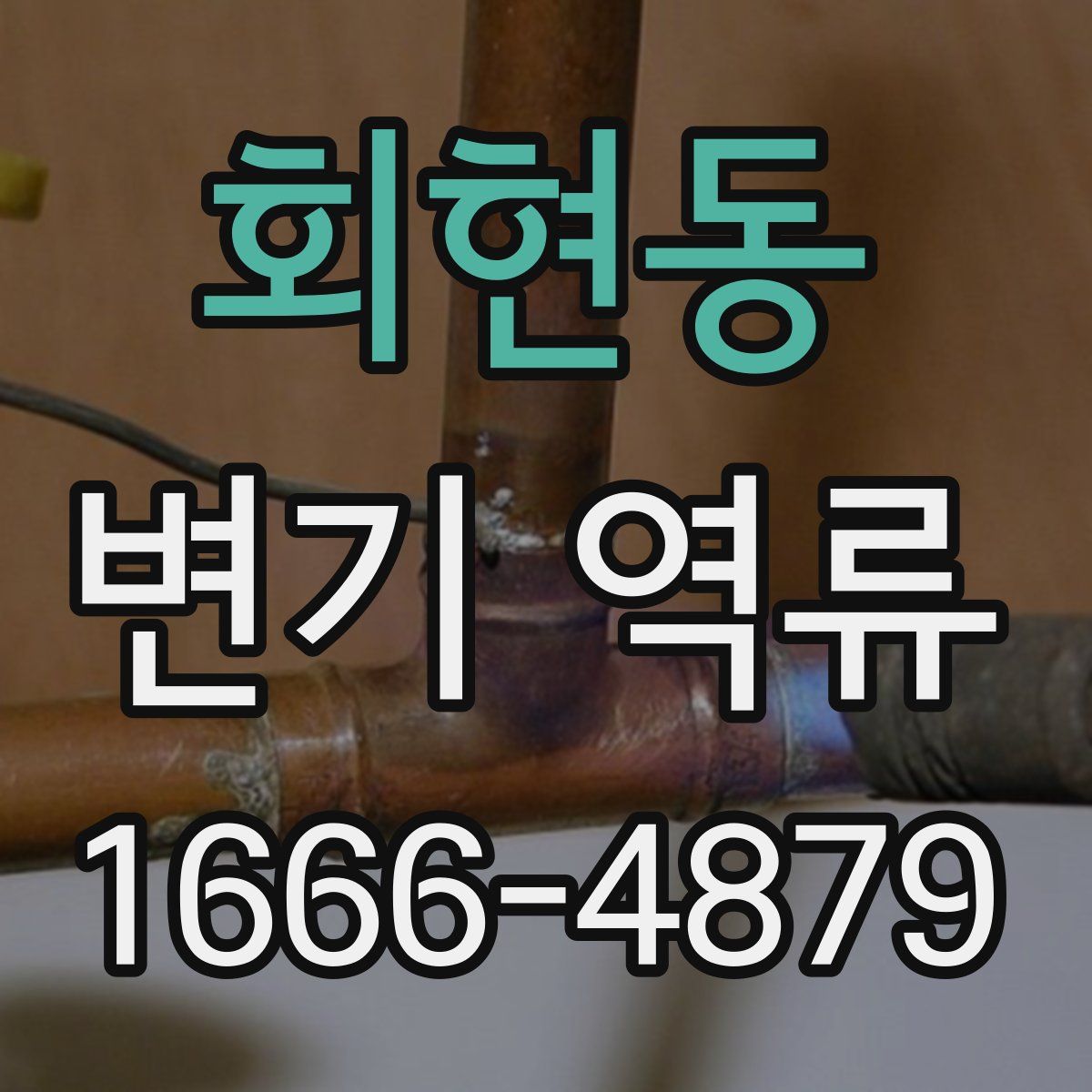회현동 변기 역류