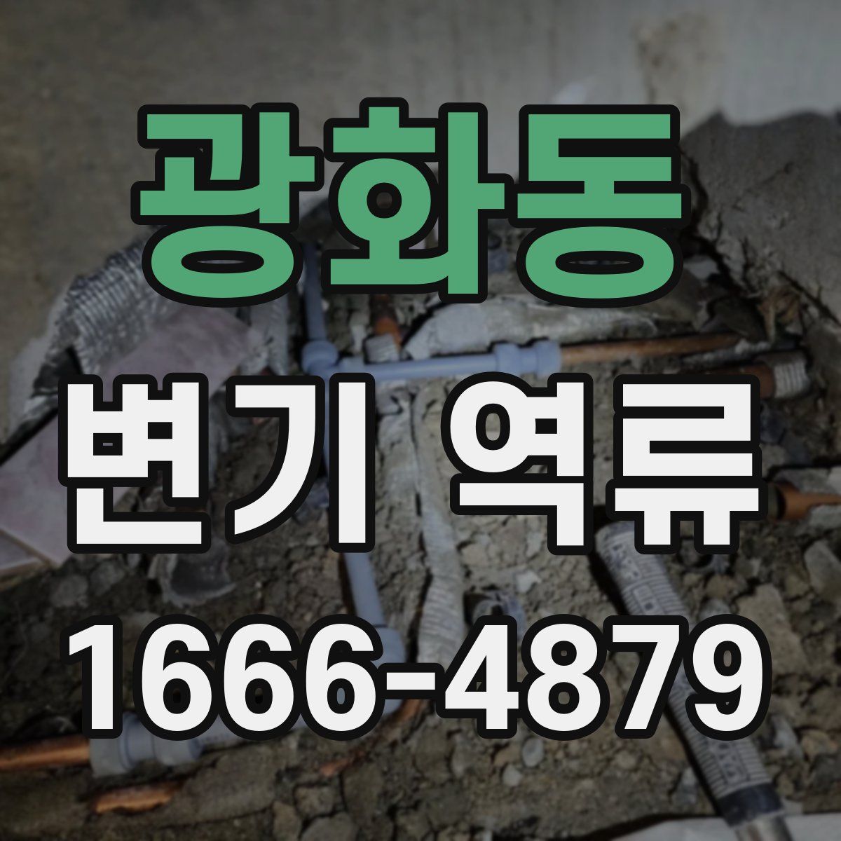 광화동 변기 역류