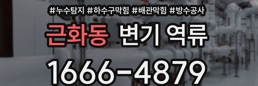 근화동 변기 역류