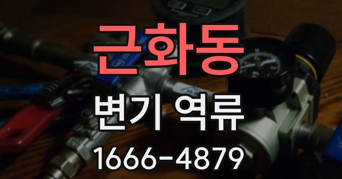 근화동 변기 역류