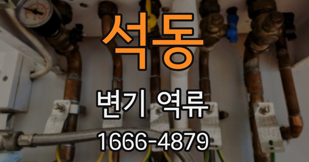 석동 변기 역류