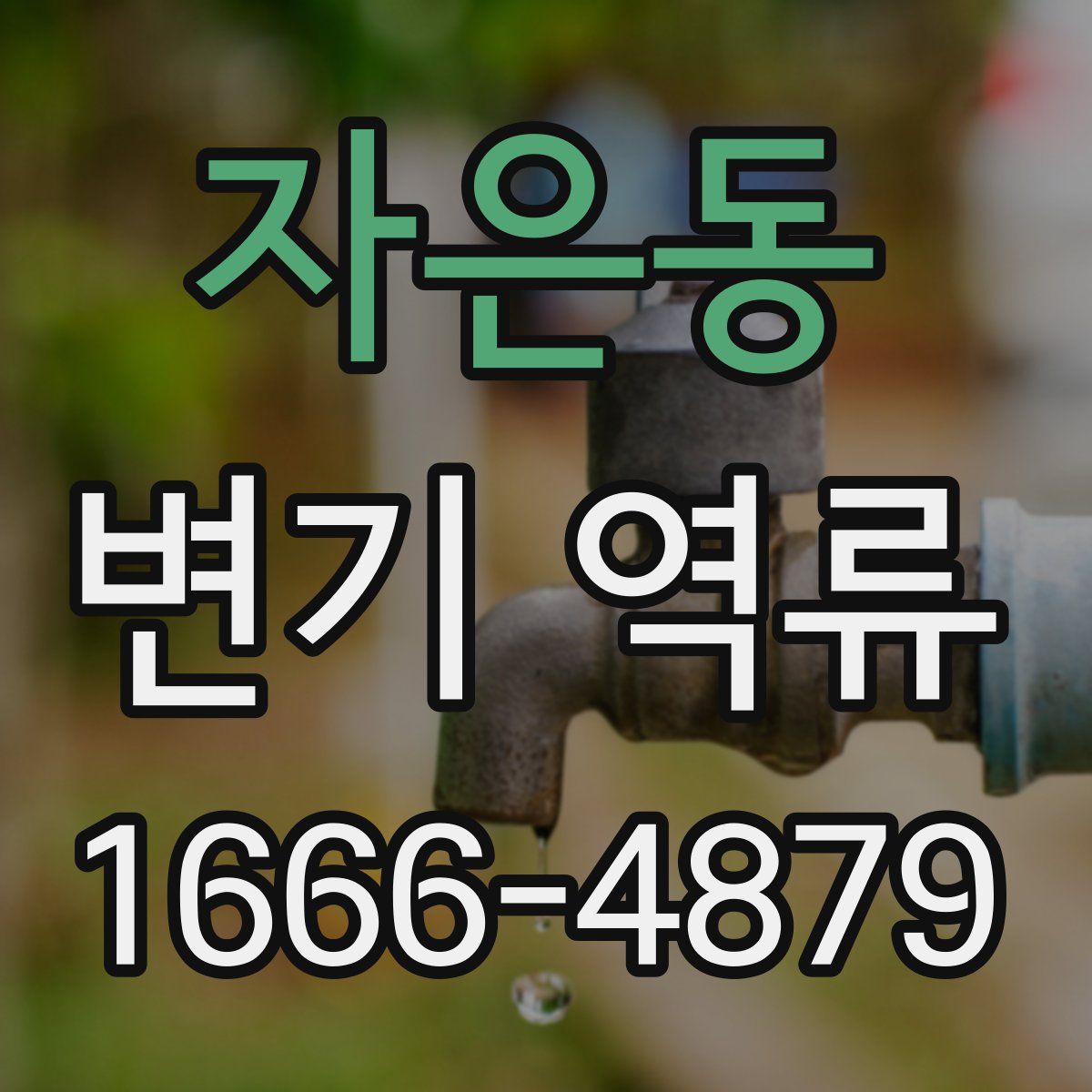 자은동 변기 역류