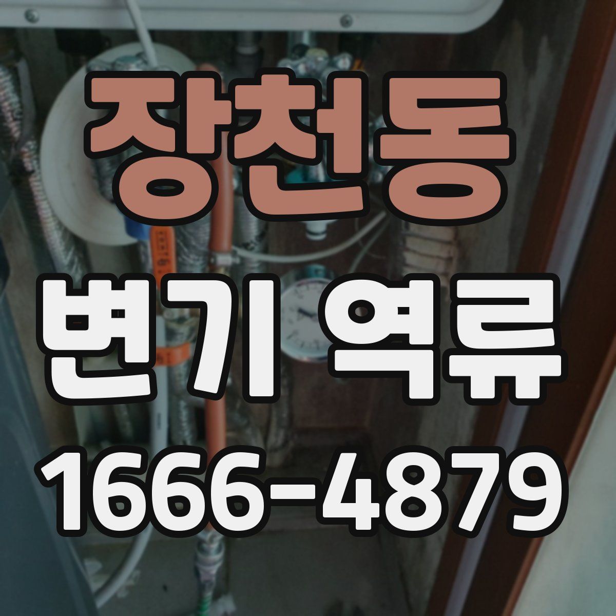 장천동 변기 역류