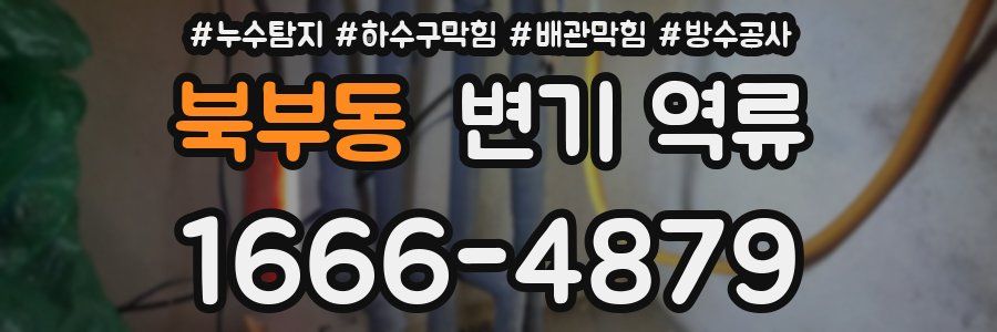 북부동 변기 역류