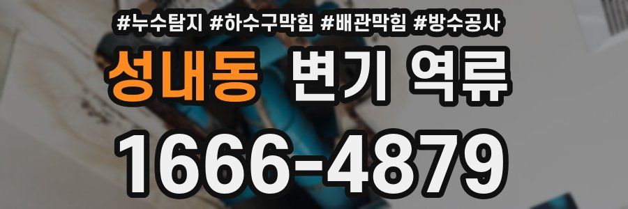 성내동 변기 역류