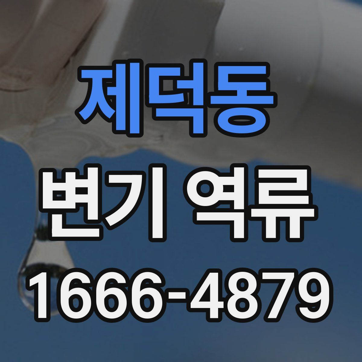 제덕동 변기 역류