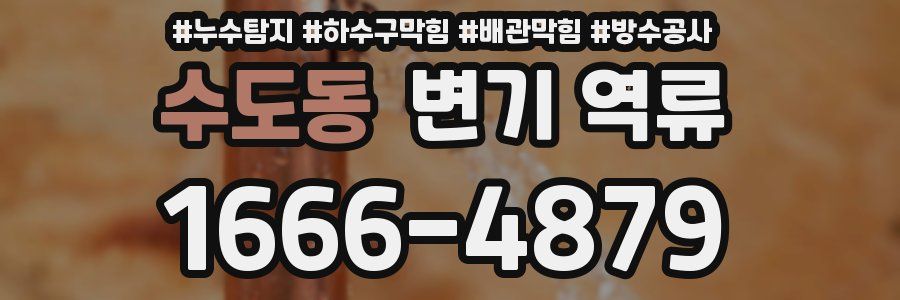 수도동 변기 역류
