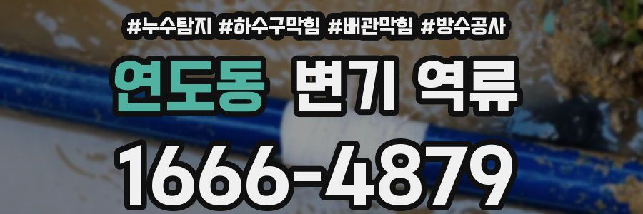 연도동 변기 역류