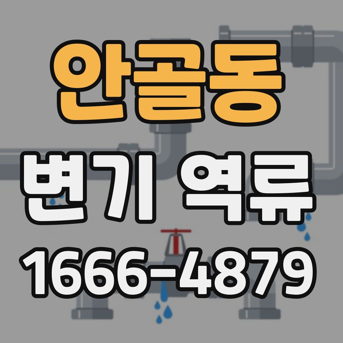 안골동 변기 역류