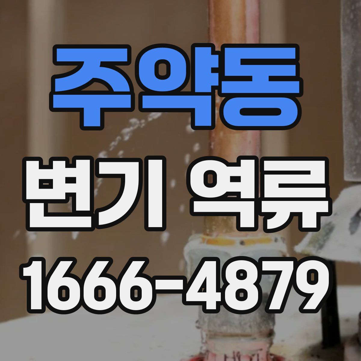 주약동 변기 역류