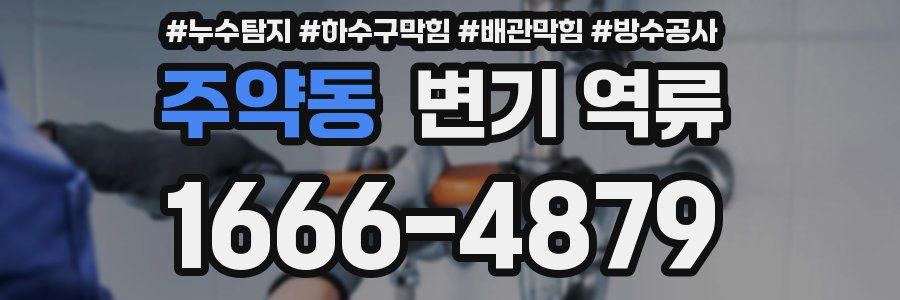 주약동 변기 역류