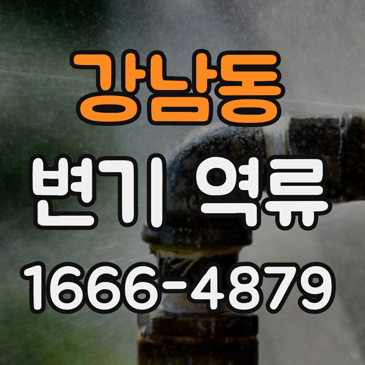 강남동 변기 역류