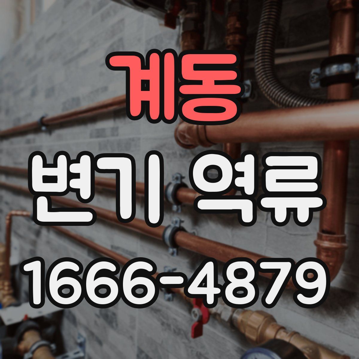 계동 변기 역류