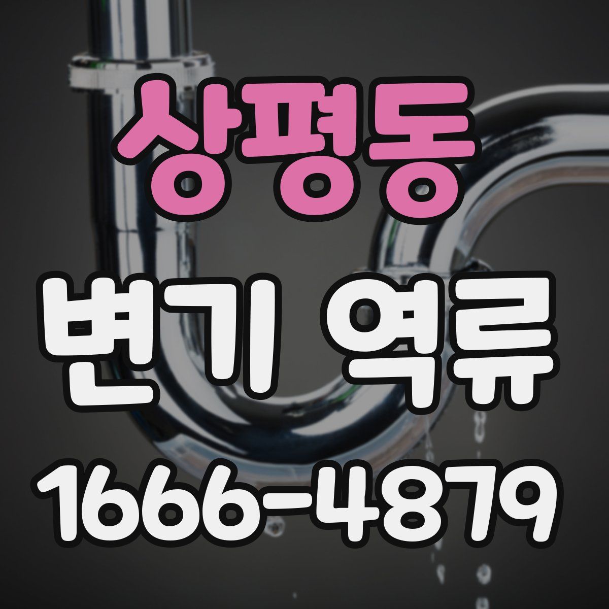 상평동 변기 역류