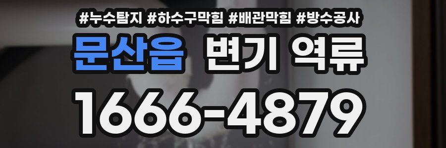 문산읍 변기 역류