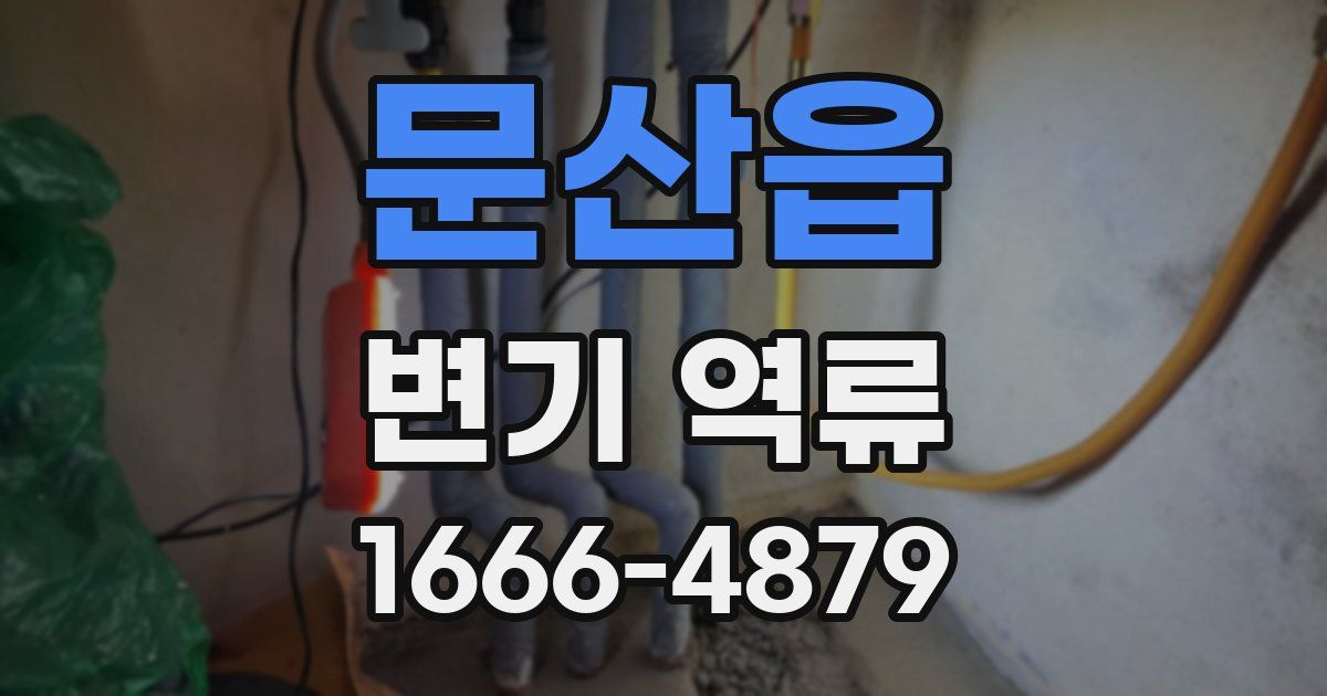 문산읍 변기 역류