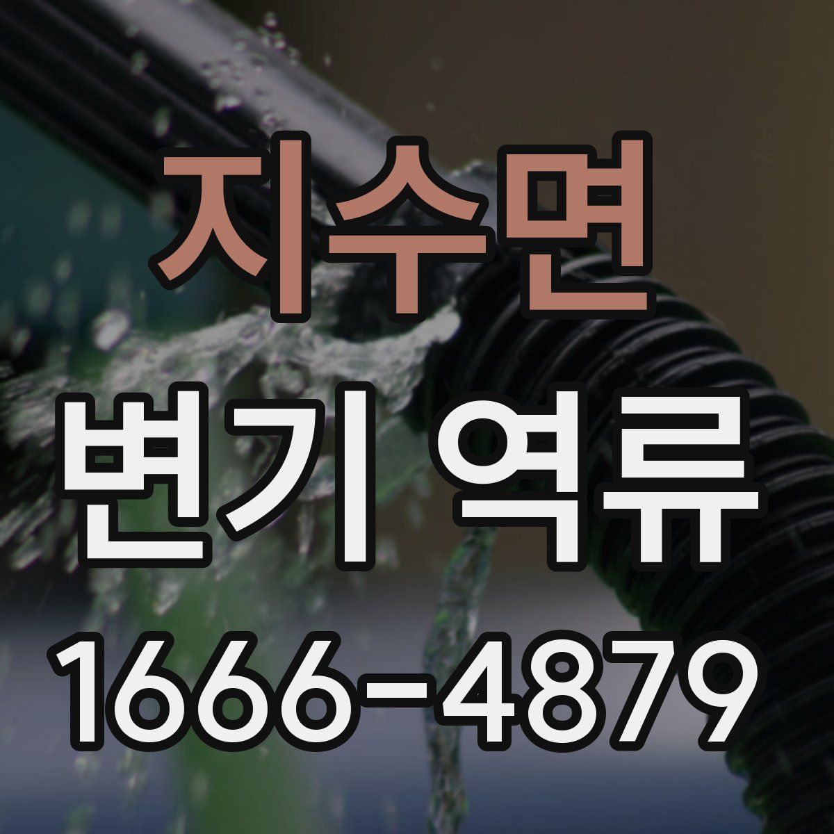 지수면 변기 역류