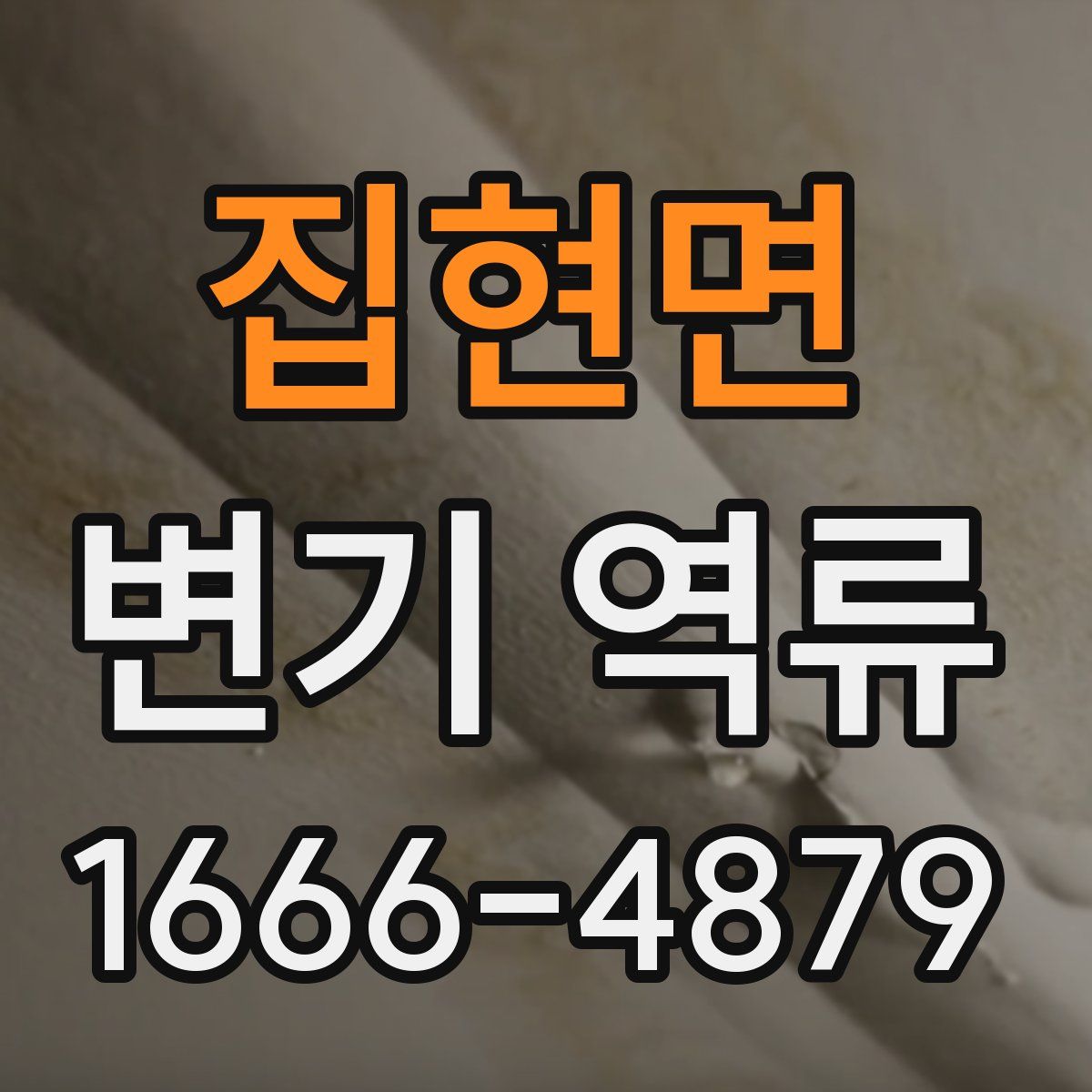 집현면 변기 역류