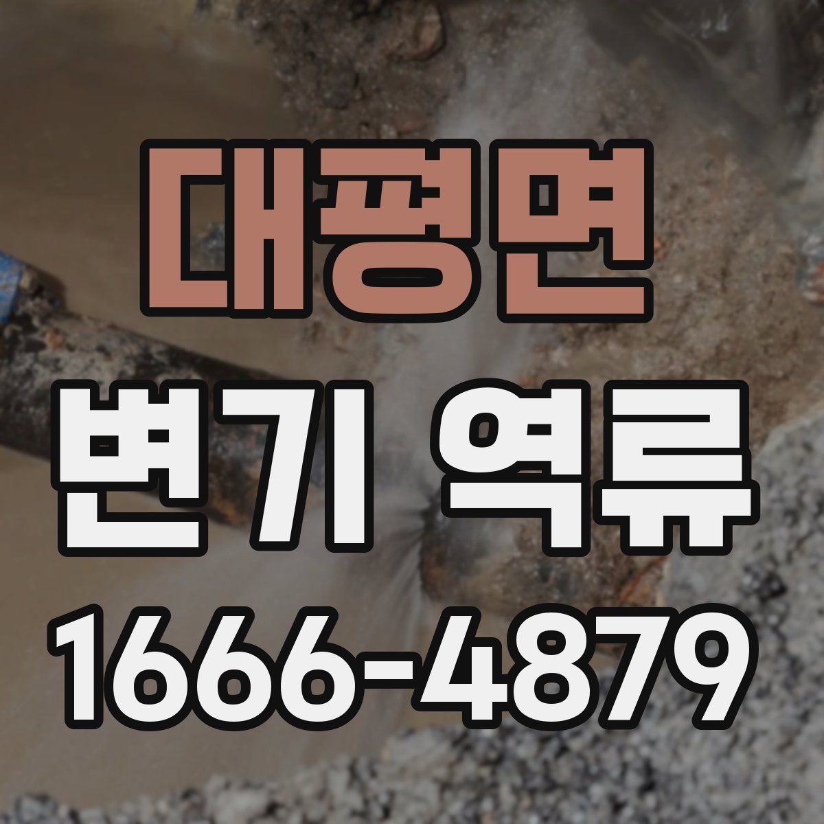 대평면 변기 역류