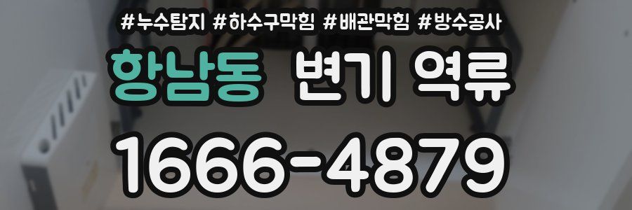 항남동 변기 역류