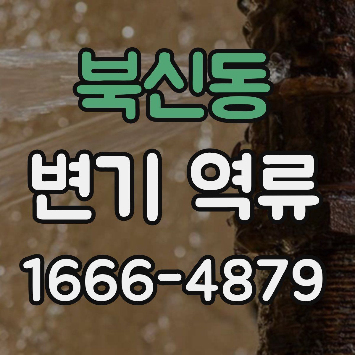북신동 변기 역류 냄새와 물넘침이 함께 올 때