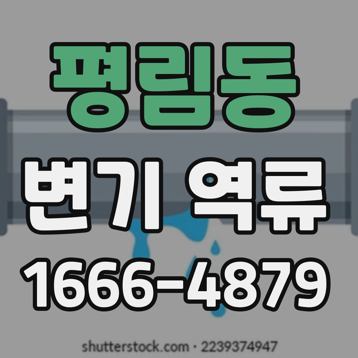 평림동 변기 역류