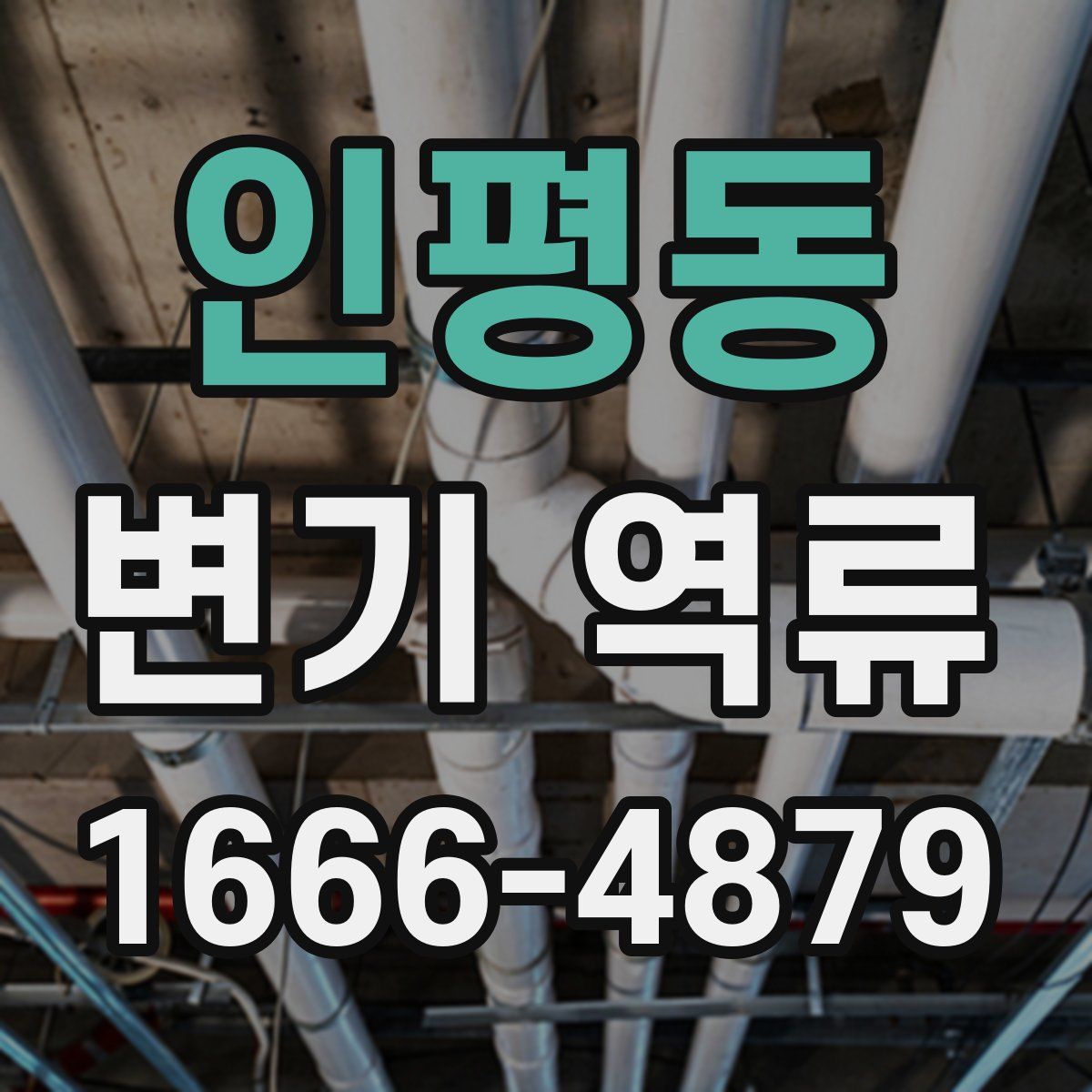 인평동 변기 역류