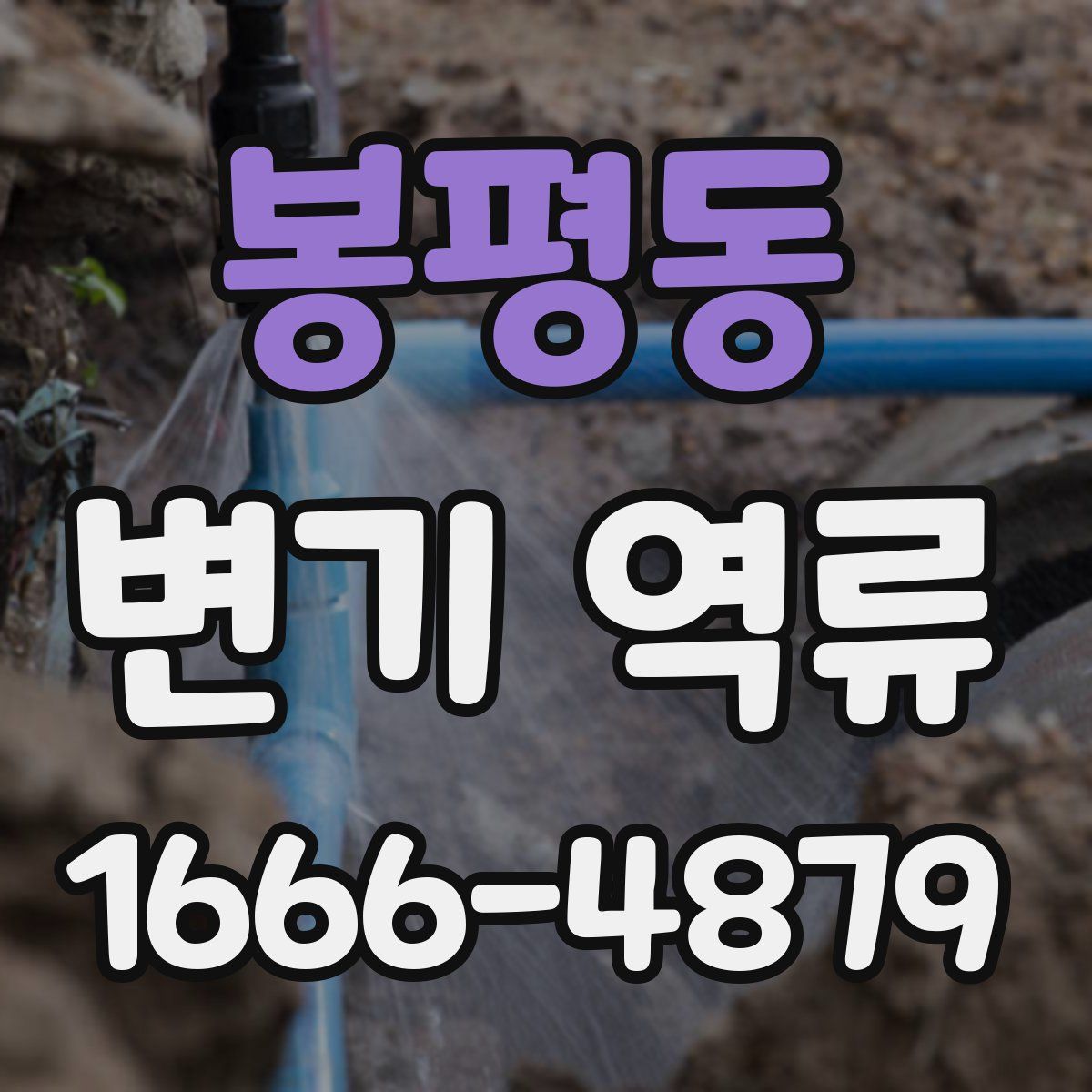 봉평동 변기 역류