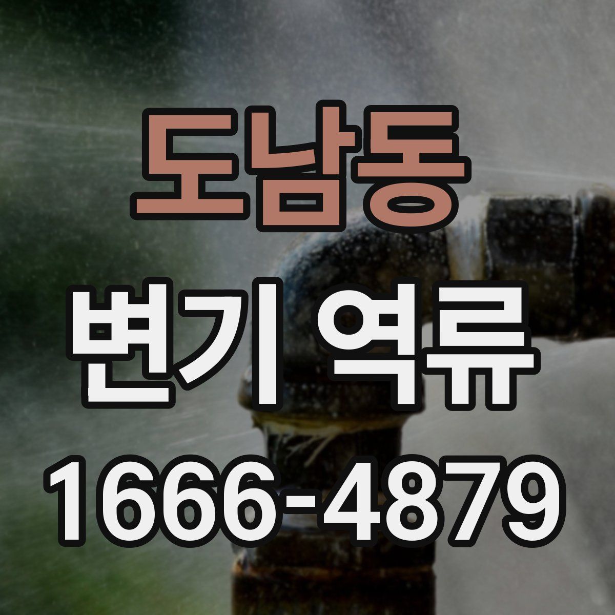도남동 변기 역류