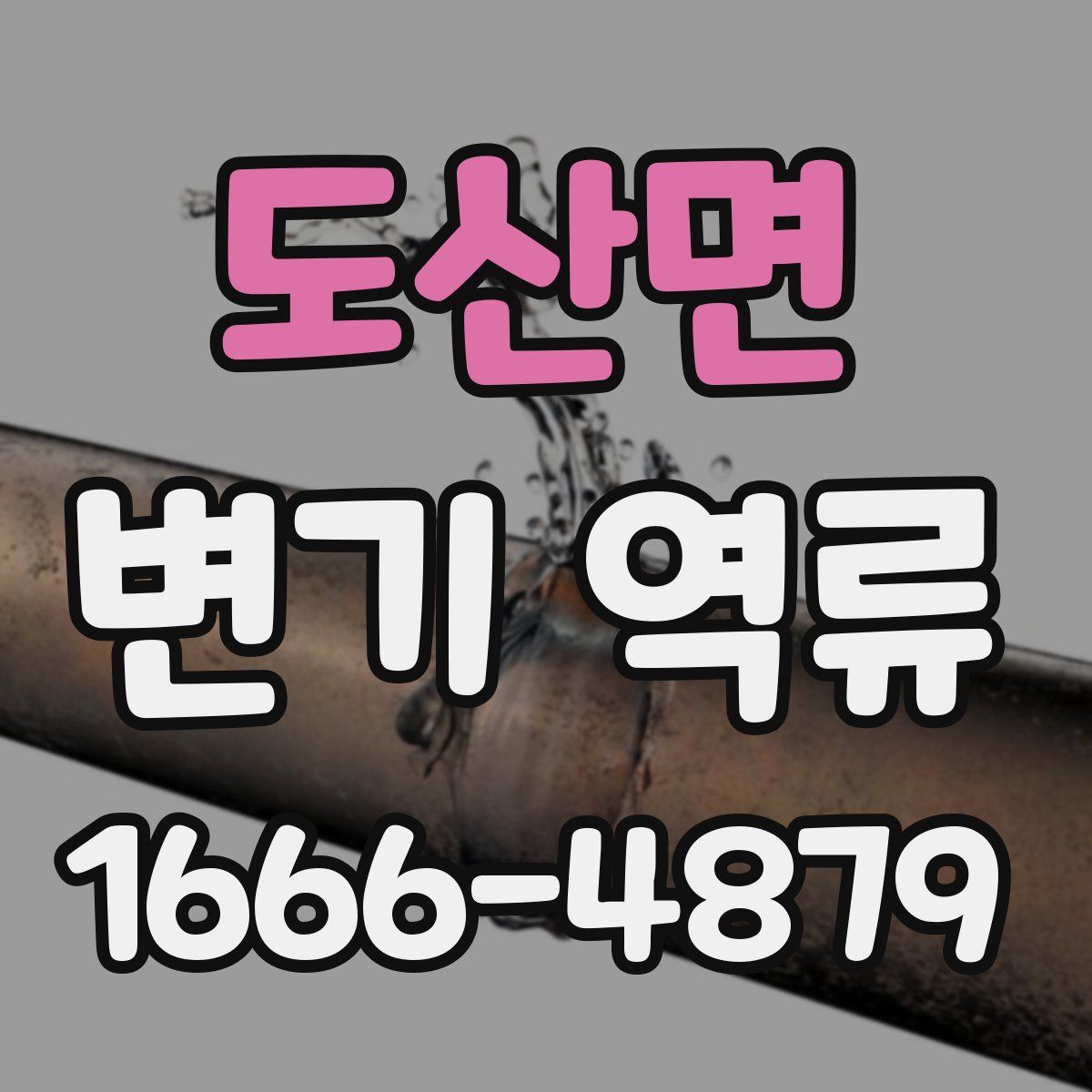도산면 변기 역류