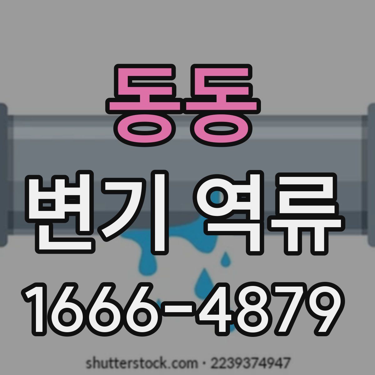 동동 변기 역류