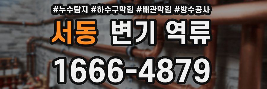 서동 변기 역류