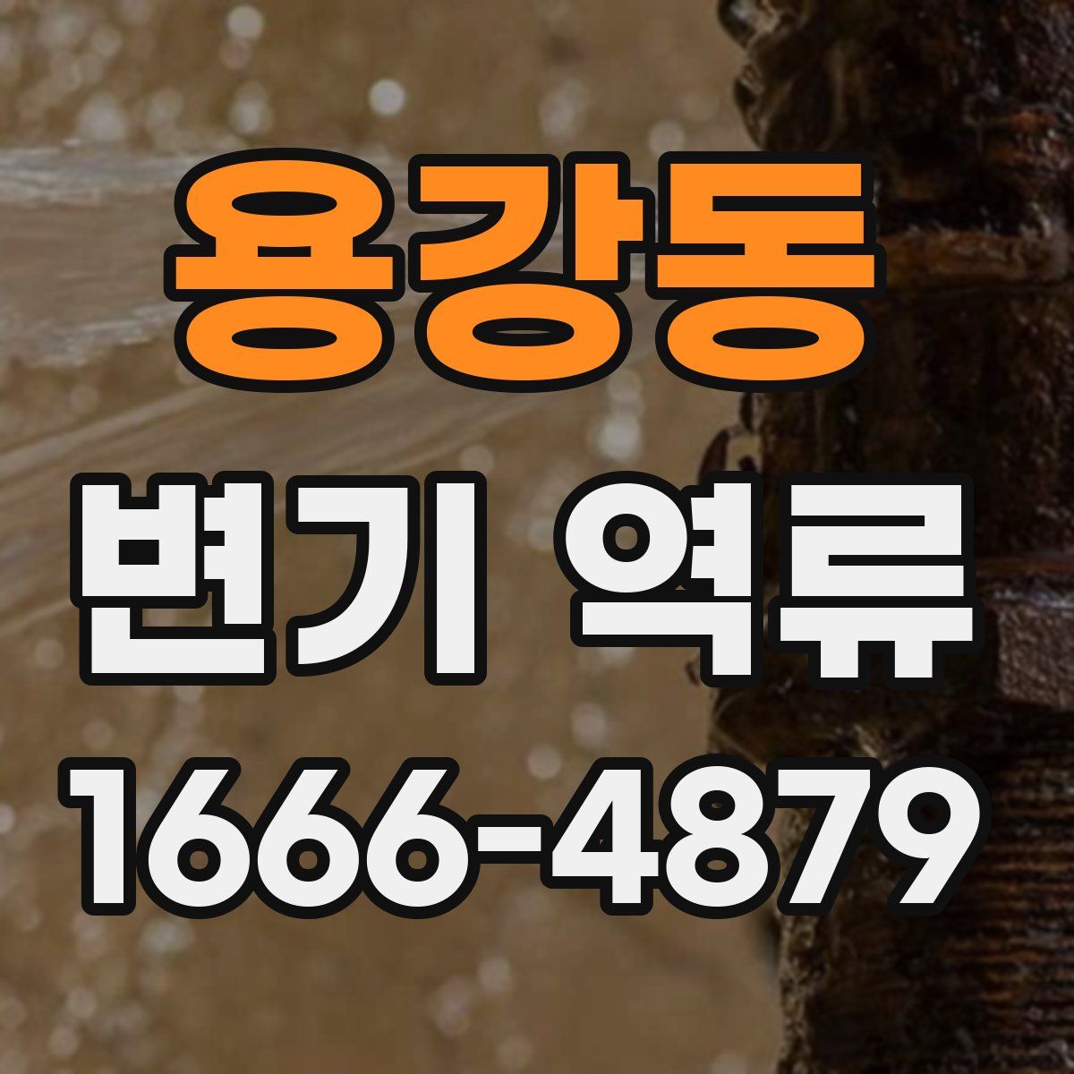용강동 변기 역류