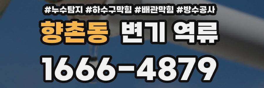 향촌동 변기 역류
