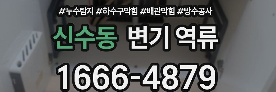 신수동 변기 역류