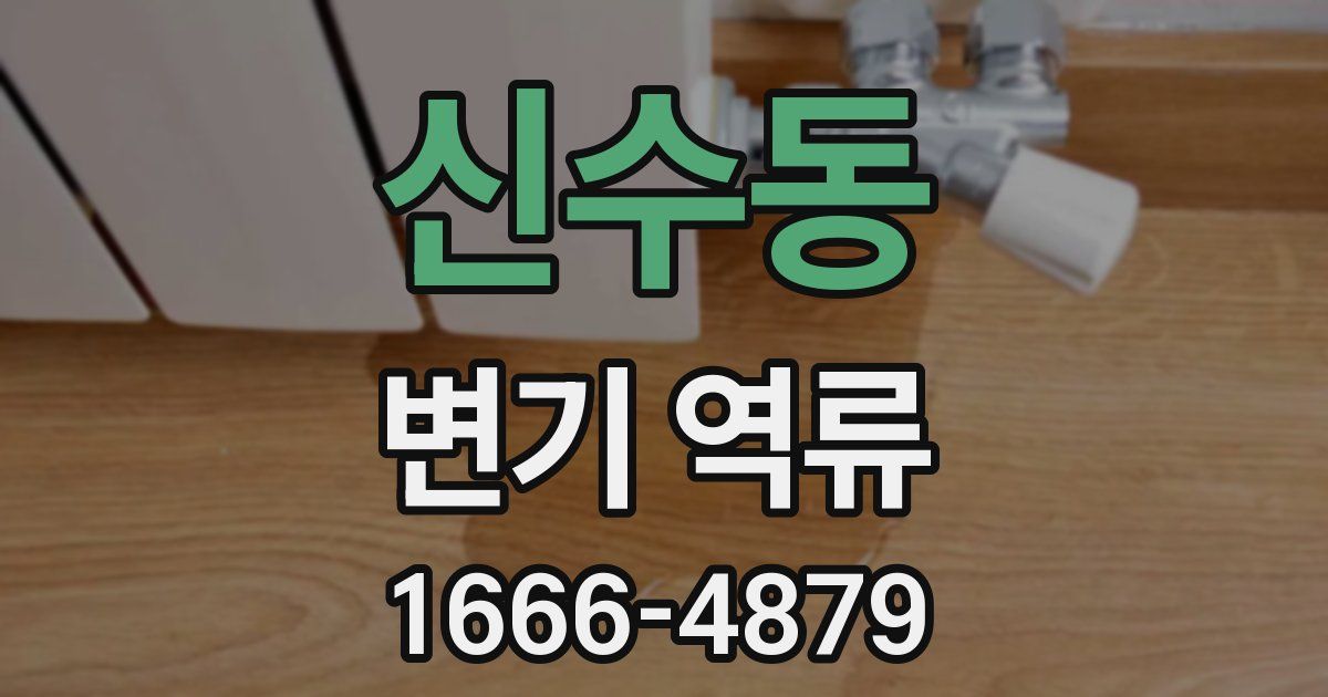 신수동 변기 역류