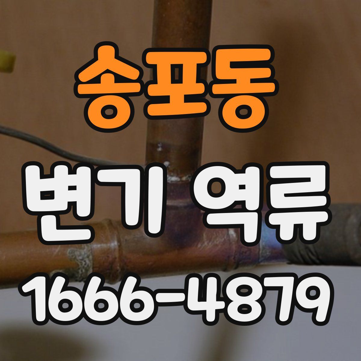 송포동 변기 역류