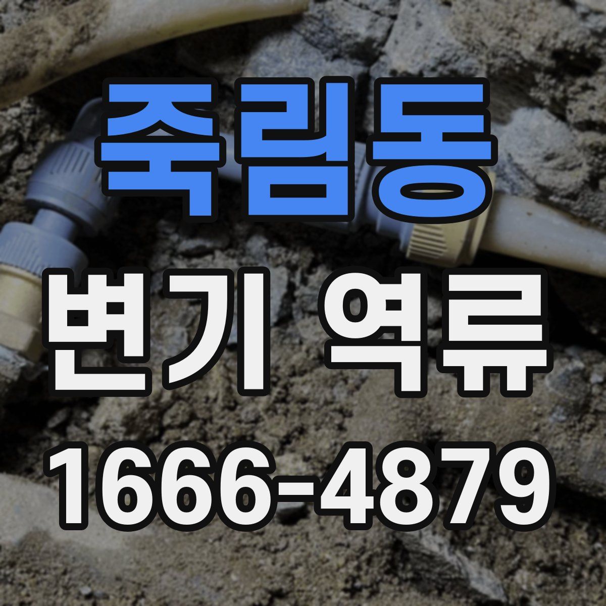 죽림동 변기 역류
