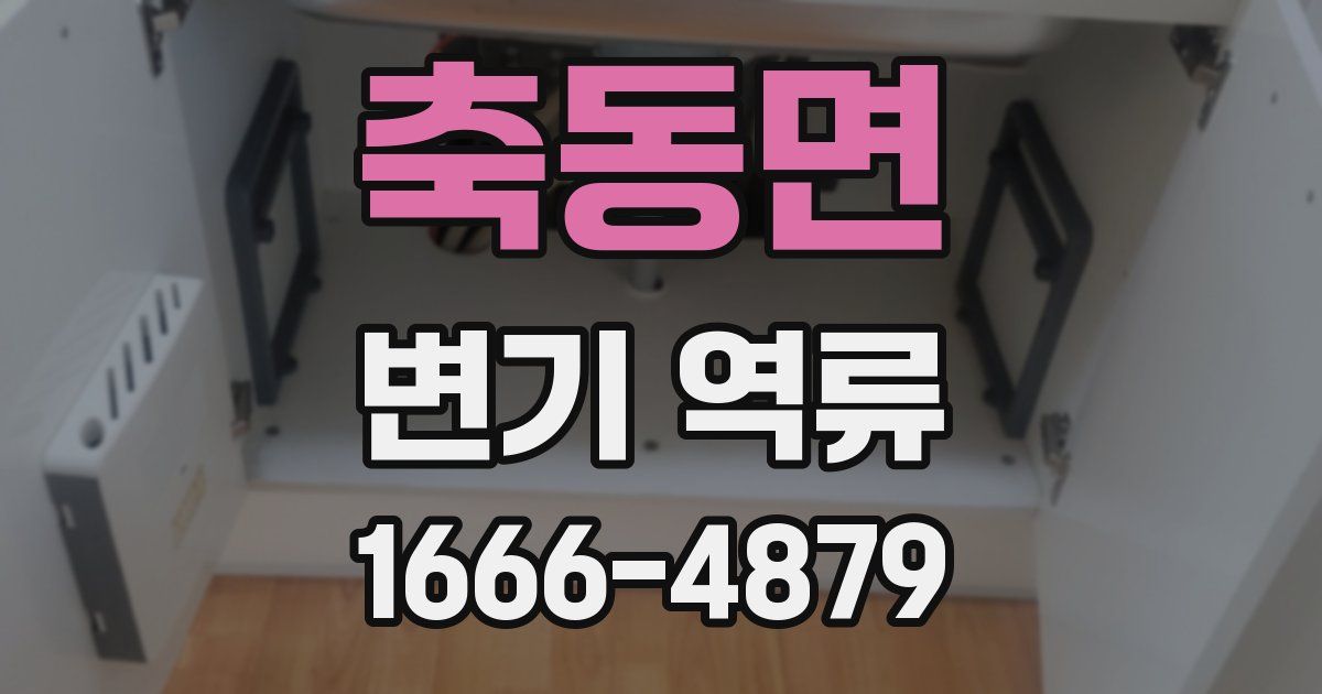 축동면 변기 역류