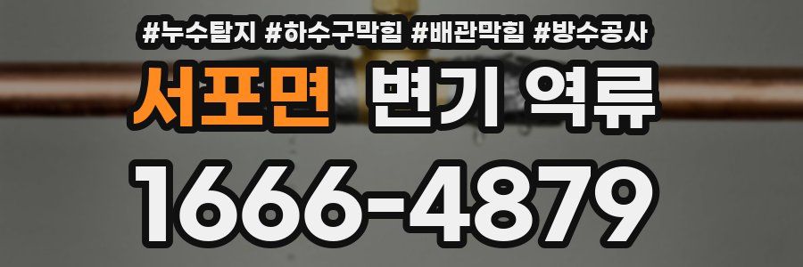 서포면 변기 역류