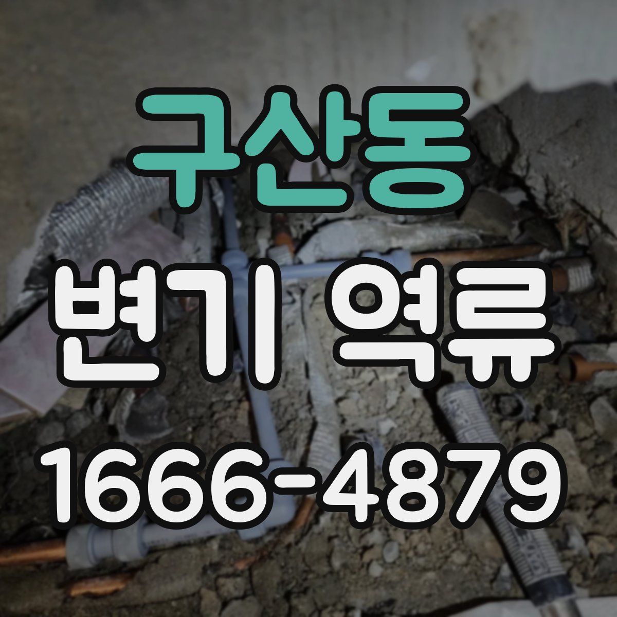 구산동 변기 역류