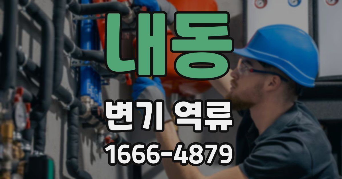 내동 변기 역류
