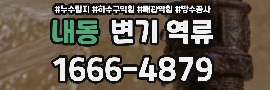 내동 변기 역류