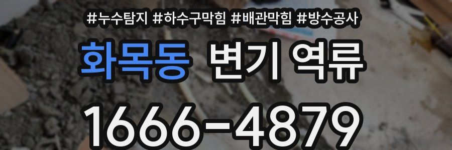 화목동 변기 역류