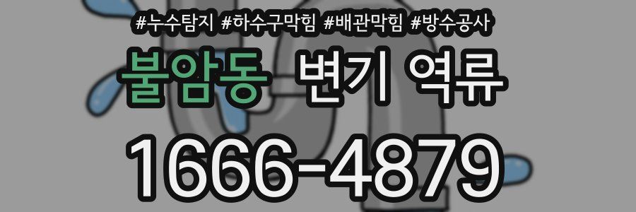 불암동 변기 역류