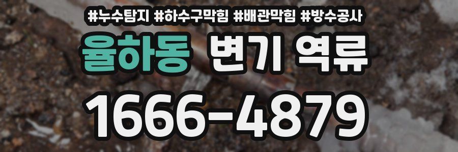 율하동 변기 역류